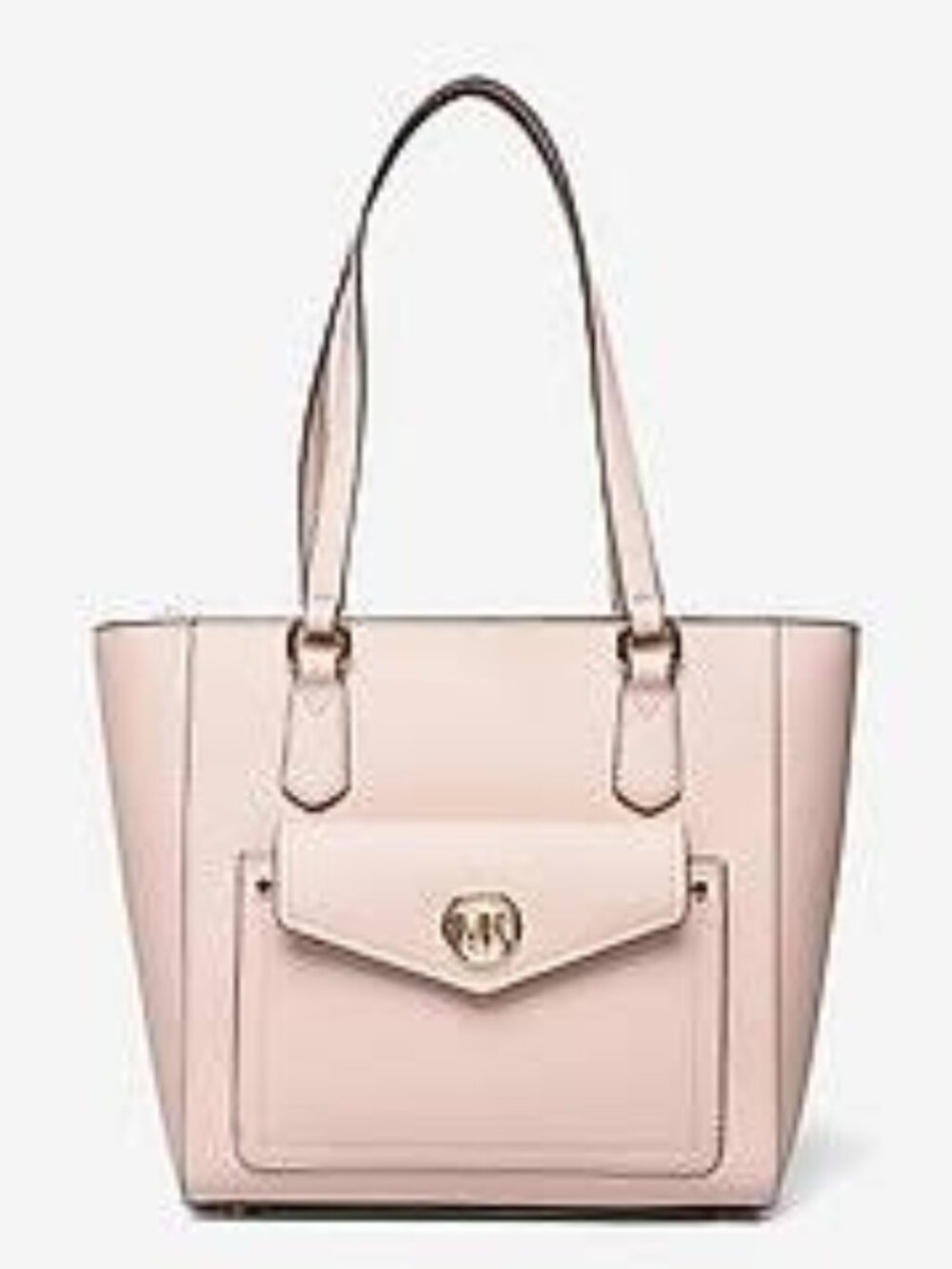 Joey Medium Saffiano Leather Tote Bag - Blush Pink